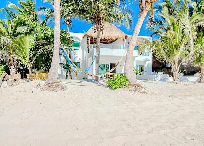 Oceanfront With Access Pool Balconies & Waterfront Hammocks - Sol * Tulum