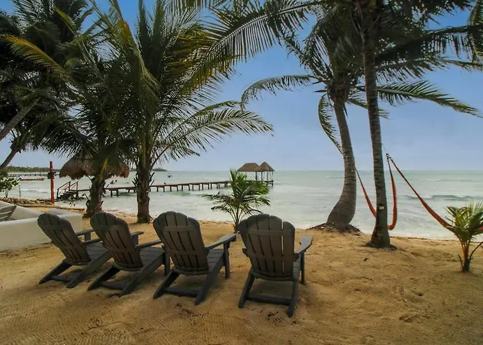Oceanfront With Access Pool Balconies & Waterfront Hammocks - Sol Tulum